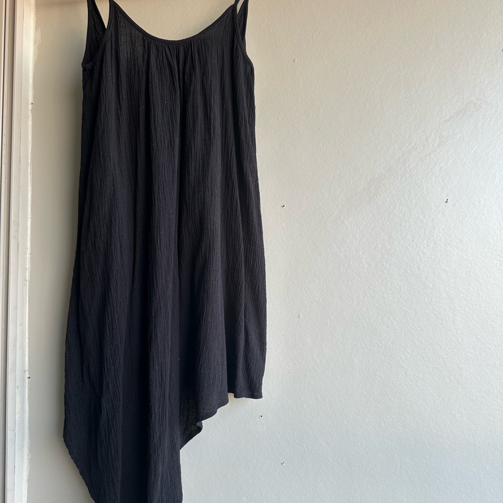 NOBODY Asymmetrical Black Dress